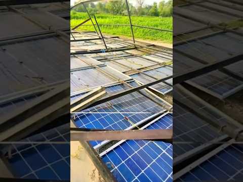 Solar Panels Crash #solarpanel #solarsystem #solarrepair #solarplates #solar