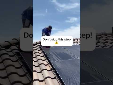 Do you do the bucket flush to clean under the solar panels ?