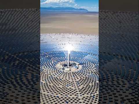 Solar power plant is in Thar desert #viral