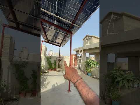 Jinko 585W Bifacial 06 Solar Panel Structure Work Continue #solarproject #solarenergy