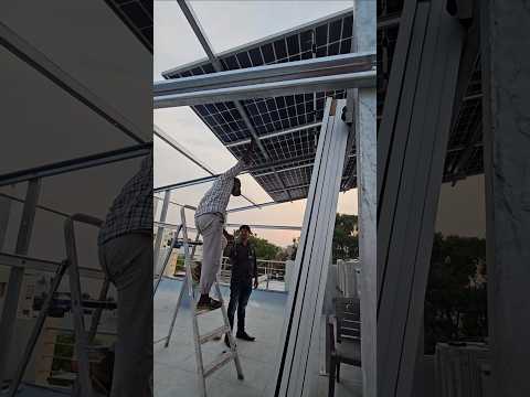 SOLAR PANEL KI HIGHT KITNI RAKHNI CHAIYE || @epinfo395 || #solarconverter #solar #solarrepair