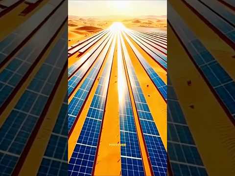 Solar Panels on Sahara Desert 🥵