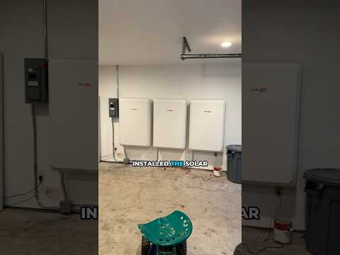 63 solar panels w/ 3 Solar Edge batteries & 2 Q Cells batteries 🔋⚡️