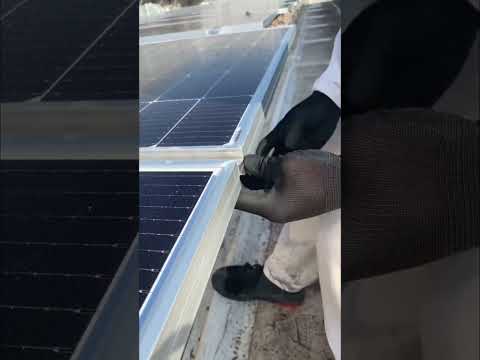 Installing Solar Panels: First-Person POV#SolarPOV #diysolar  #renewableenergy #energyindependence