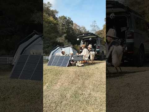 Meet the dream outdoor camping setup: DJI Power 1000 + Solar Panel🔋⛺️
