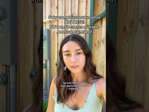 Solar panels make sense on THESE. NOT on American farmland.