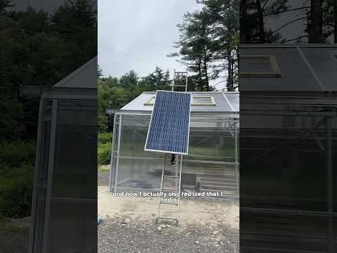 Installing MORE solar panels on my greenhouse