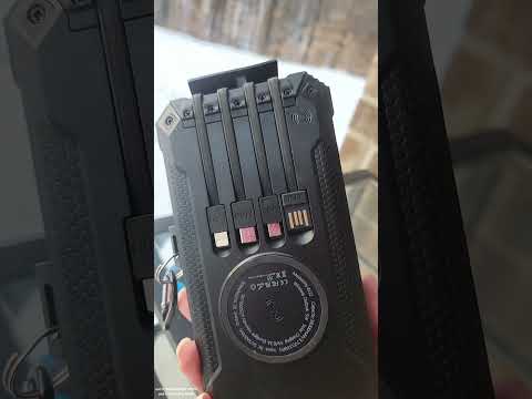 36000 mAh Solar Power Bank: A Must-Have for Preppers #poweroutage