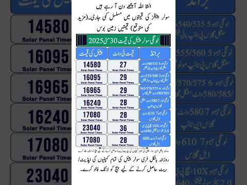 solar Panel Price in Pakistan
