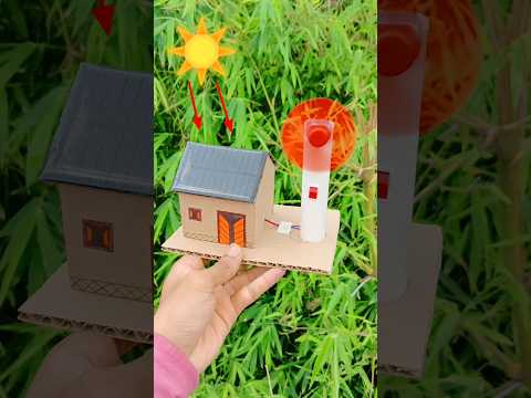 Solar energy working model science project for science exhibition #scienceproject #shorts #viral