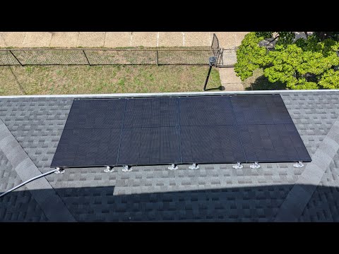 DIY West-Facing Solar Panels On Front Porch