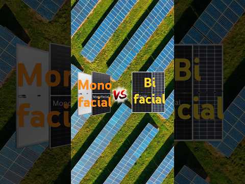 Mono facial vs Bifacial Solar Panels #solar #solarpower #solarenergy #solarpanel #greenenergy