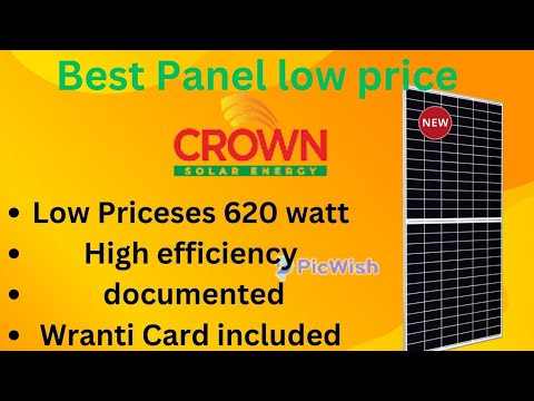 Crown solar panels Amp test. High Quality, low Priceses #crown #solarpanels #solarprice #ytshorts