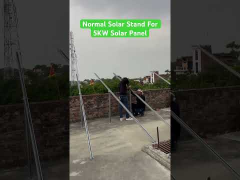 Normal Solar Stand | Solar Stand |  Mini Solar Panel | Off Grid Solar | Solar Panel Installation