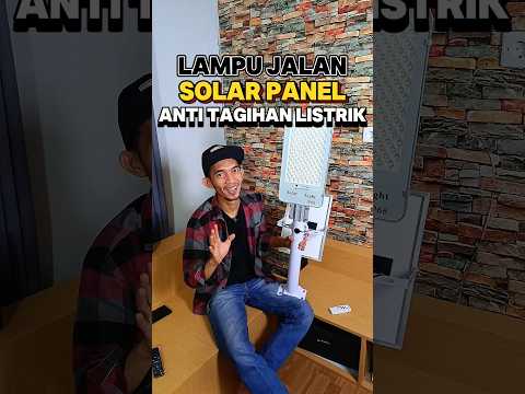 Lampu Jalan Solar Panel | Anti Tagihan Listrik #lampujalansolarpanel #lampujalantenagasurya #fyp