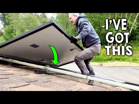 DIY Solar Panel Installation with Unistrut and SUNGOLDPOWER Solar Panels