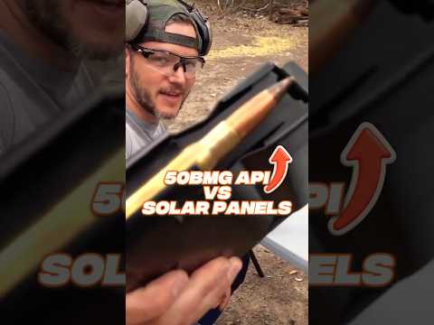DemolitionRanch: Can Solar Panels Stop A Bullet???