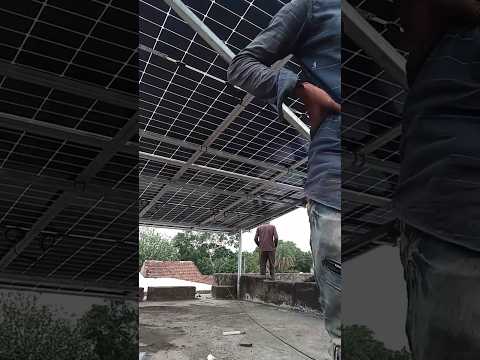 solar panels installation #solarpanelsystem  #renewableenergy #solarsystem  #solarpanelsforhome