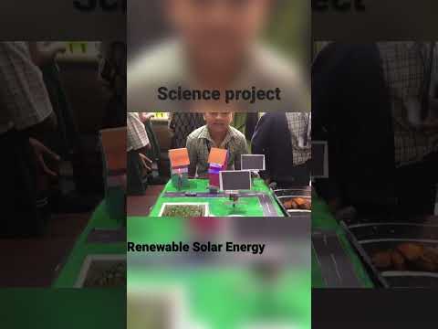 Renewable Solar Energy / school project/ project for exhibition