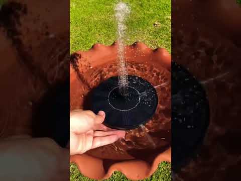 Quick and Easy Birds Bath Solar Fountain β²οΈ