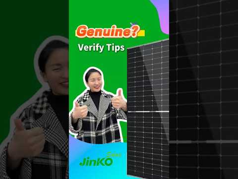 🔍 How to Identify Genuine Jinko Solar Panels? 🔍#solarpanel #solarpv #pv #greenenergy #cleanenergy