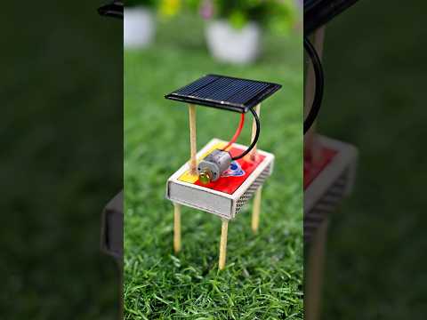 DIY Solar Project | Vibration + Solar Power = Magic? #shorts #solar #diyprojects