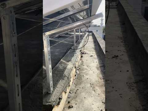 Best way to concrete solar panels