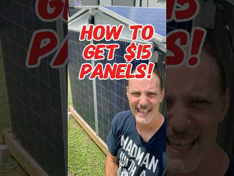 $15 Solar Panels a 2 Step Guild to Yours