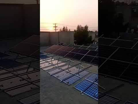 25 kw Solar Panels installation Project ❤️ #solarsystem #solar #solarinverter