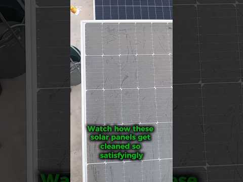 Most Satisfying Solar Panel Cleaning