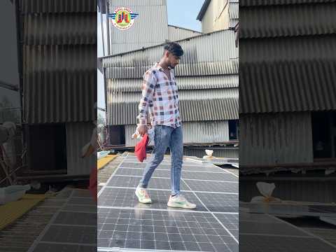 How to fix Solar structure on Tin Shed-टिन शेड पर सोलर स्ट्रक्चर कैसे लगाएं #solarsystem #solar