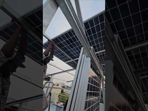 Solar Panel  Ko Tufani Hawa Se Kaise Bachaye @SolarClap @epinfo395 #solarrepair #solarpanels