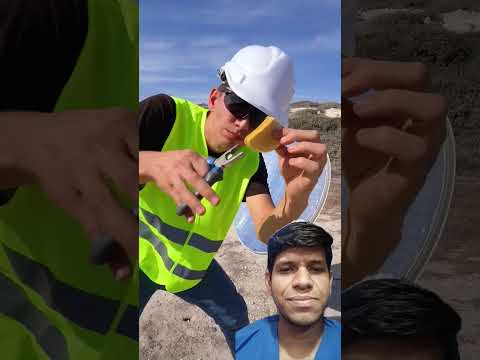 solar energy testing solar energy testing with different different object#trending #reaction #shorts