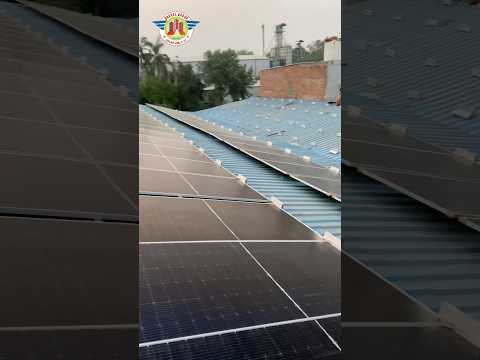 Tin seid pe solar kaise lagai – 100kw solar panal  #solarwala #electrical #electrician #solarpanels