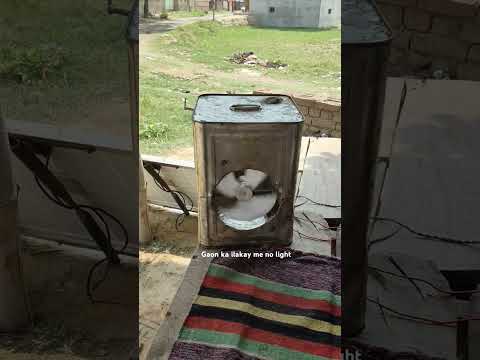 free energy with solar panel energy village side #fan #freeenergy #solarsystem #shorts