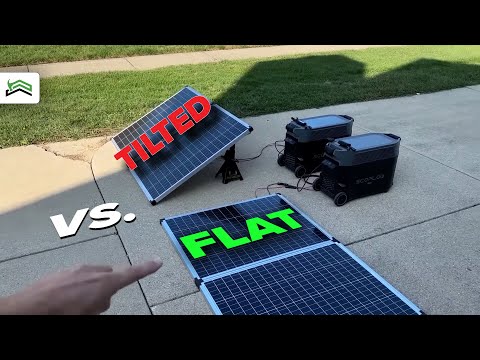 Flat vs Tilted Solar Panels – How Much Energy Are You Losing?