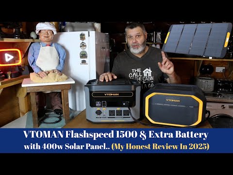 VTOMAN Flashspeed 1500 & Extra Battery with 400w Solar Panel (my honest review in 2025).
