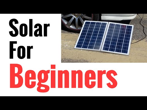 Solar Panel Systems for Beginners – Pt 1 Basics Of How It Works & How To Set Up