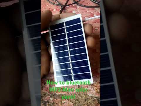 how to bluetooth MP3 Mini solar panel/Dc5v#solar panel 5v