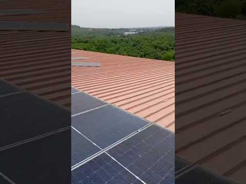 hawa ne kya Kiya solar panel 1000 megawatt #construction #solarsystem