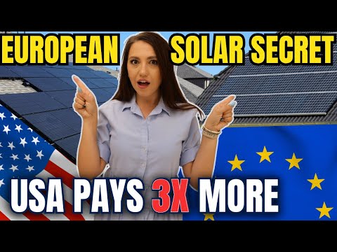 Why SOLAR Panels Cost 3X MORE in USA vs Europe – The Hidden Truth About Solar Pricing 2025