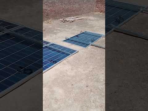 jenko 3 solar panels 585 installation work #trendingshorts #100millon #1millionsubscribers part 1