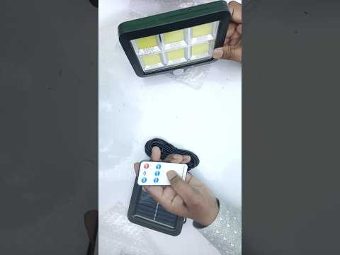 split solar panel LED built in 1200 mA lithium battery Line 360 degree adjustable #solar #shorts