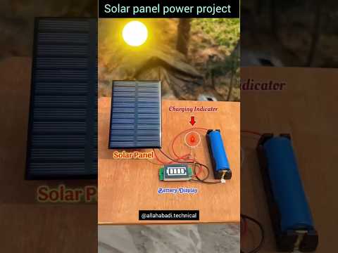 solar panel power project#dcmotor#experiment#science#diy#project#dc#shots#viral#tech#prayagraj