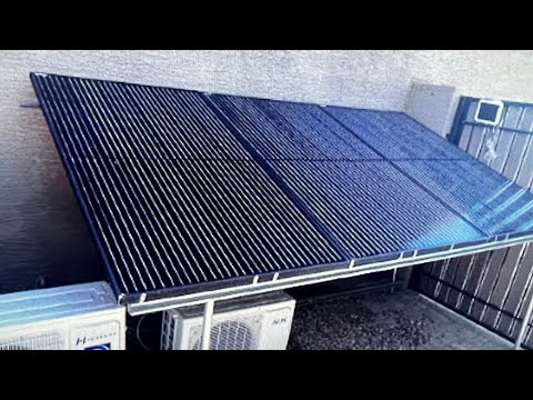 Run your window AC with just 2 solar panels when sun shines. Easy DIY project you can do in one day.