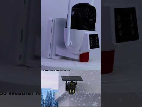 Wi-Fi ptz solar panel CCTV camera