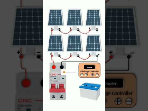 solar panel series and parallel connection🔌🪛🔋