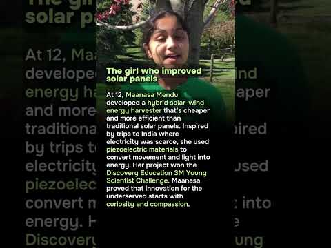 The girl who improved solar panels