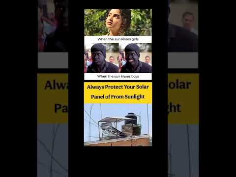 protecting solar panel from the sun light 🤭 #bollywood #song #shortsfeed #memes #shorts #trending