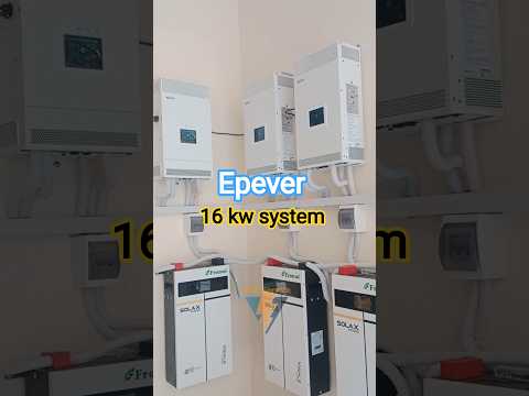 16 kw solar system installation // professional style // Epever inverter #shorts